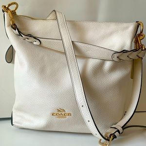 Coach Abby Duffle Long Strap Shoulder Bag - Chalk White F31507